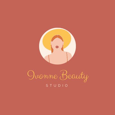 Beauty Studio Services Logo Design Template