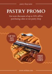 Pastry Promo on Brown