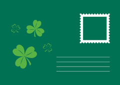 Wishing Lucky St. Patrick's Day With Pot of Gold In Green