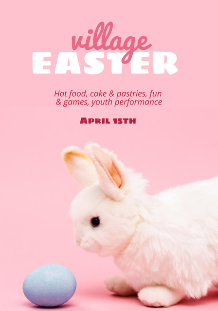 Plantilla de diseño de Easter Event in Village Poster 28x40in 