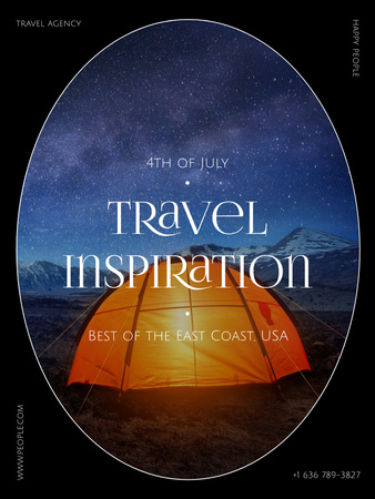 Template di design USA Independence Day Tours Offer Poster US