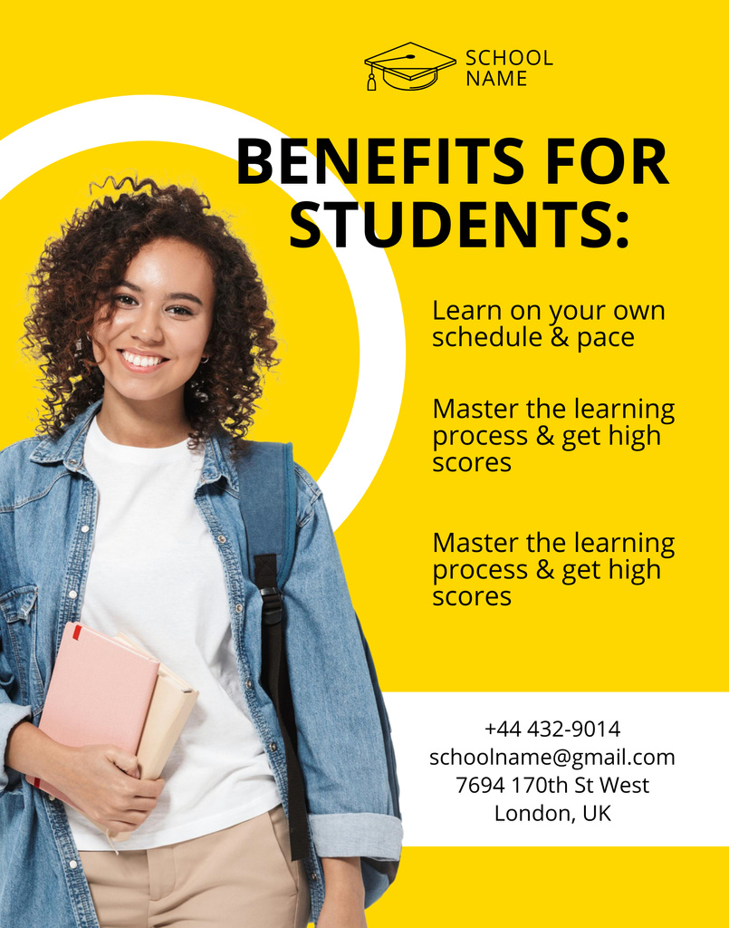 Tutor Services Offer Poster 22x28in Design Template