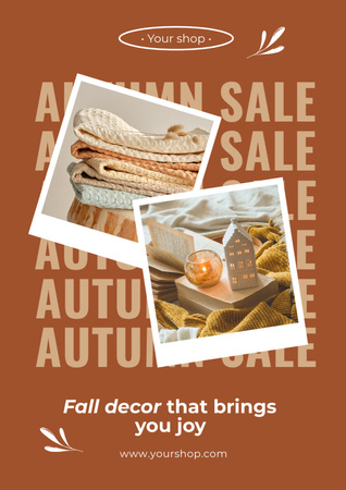 Beneficial Offer on Home Decor Items Poster A3 Design Template