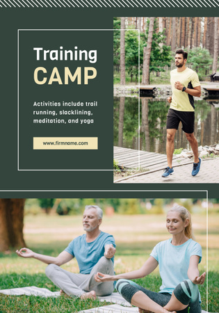 Training Camp invitation Poster 28x40in – шаблон для дизайна