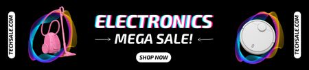 Designvorlage Mega-Sale von Elektronik für Ebay Store Billboard