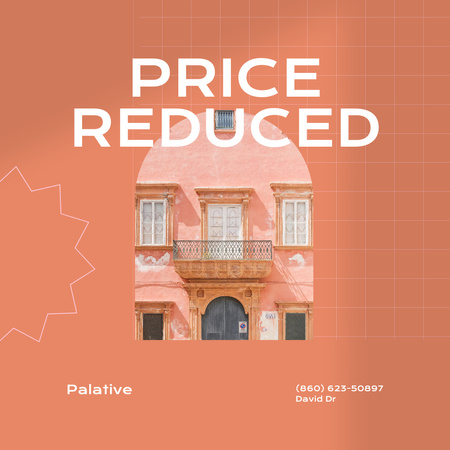 Real Estate Price is Redused Instagram AD Design Template