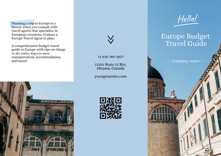 Template di design Travel Tour Offer Brochure