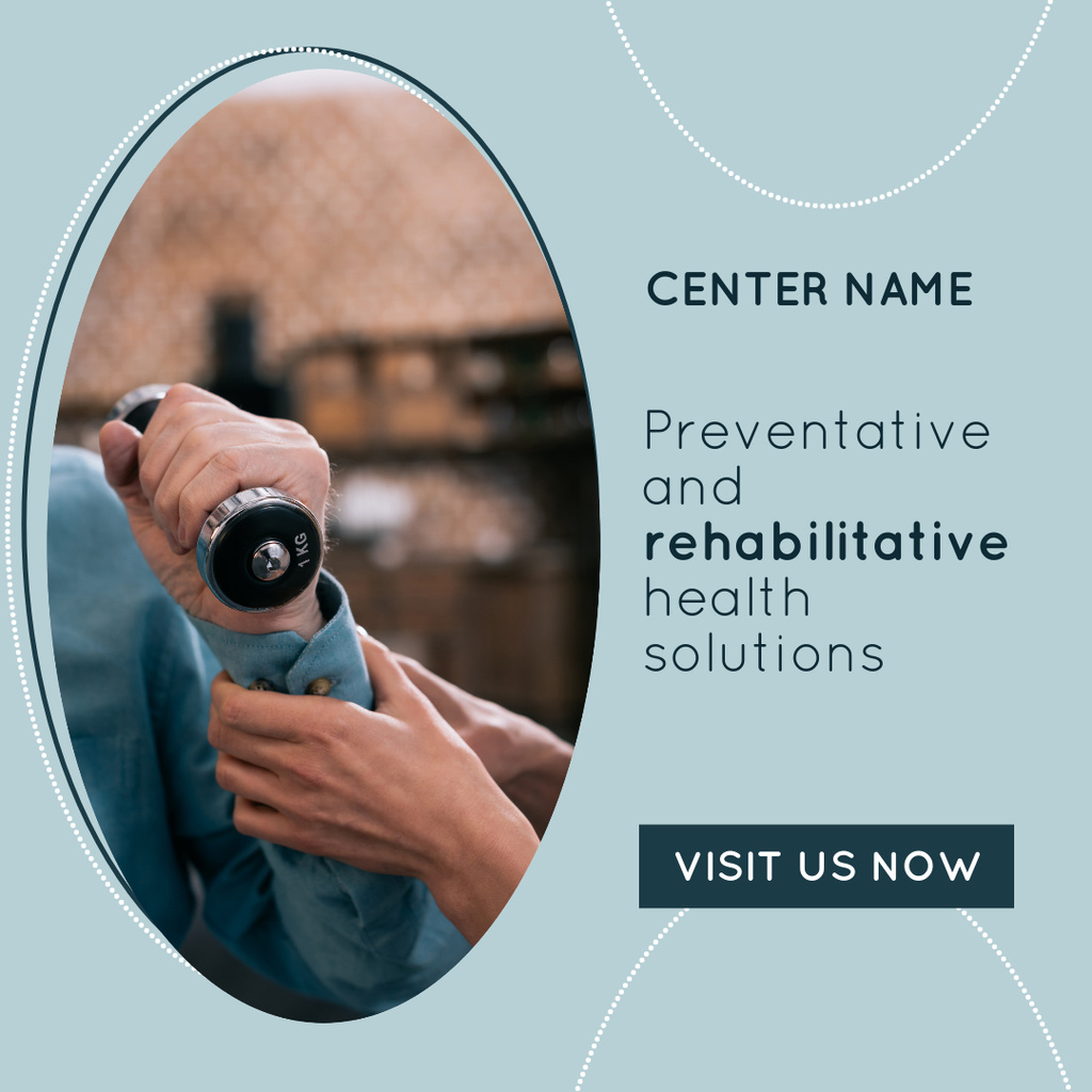 Physical Medicine Rehabilitation Center Instagram – шаблон для дизайну