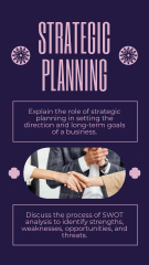 Modern Business Management With Strategy And Planning