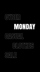 Cyber Monday Casual Clothes Sale with Big Discount
