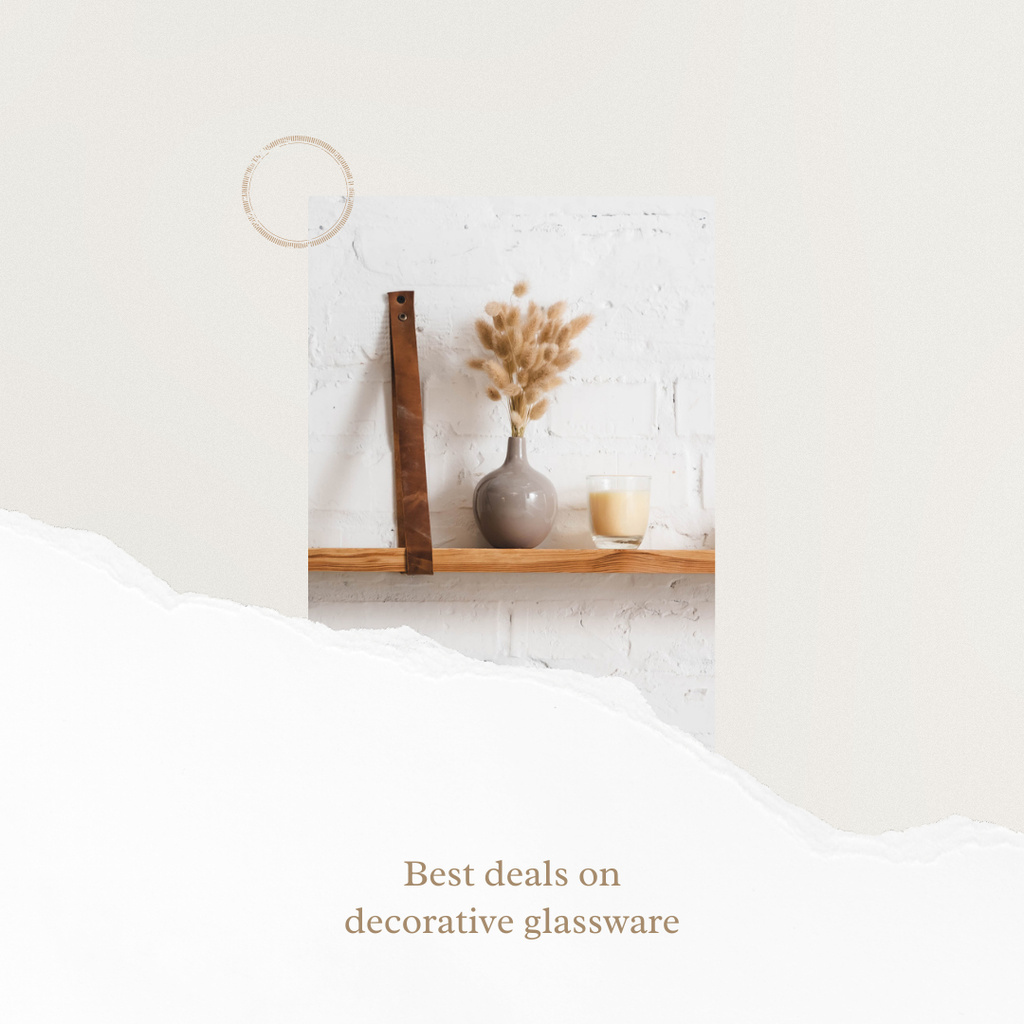 Elegant Home Decor Instagram – шаблон для дизайна