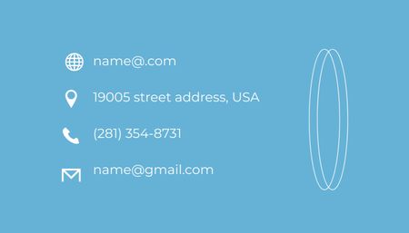 Learning Mentor Service Offer Business Card US Design Template