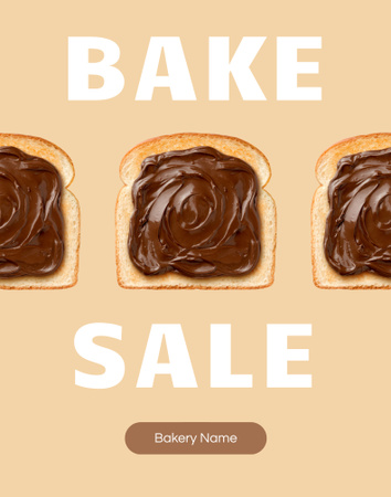 Bakery Sale Announcement Poster 22x28in Design Template