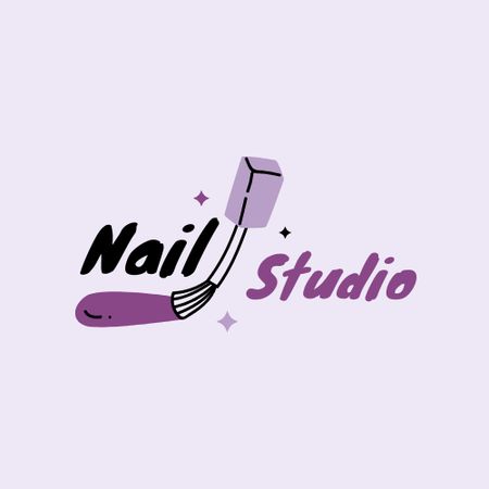Plantilla de diseño de Nail Salon Services Offer Logo 