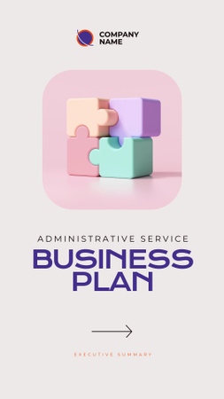 Business Planning and Strategy Announcement Mobile Presentation Design Template