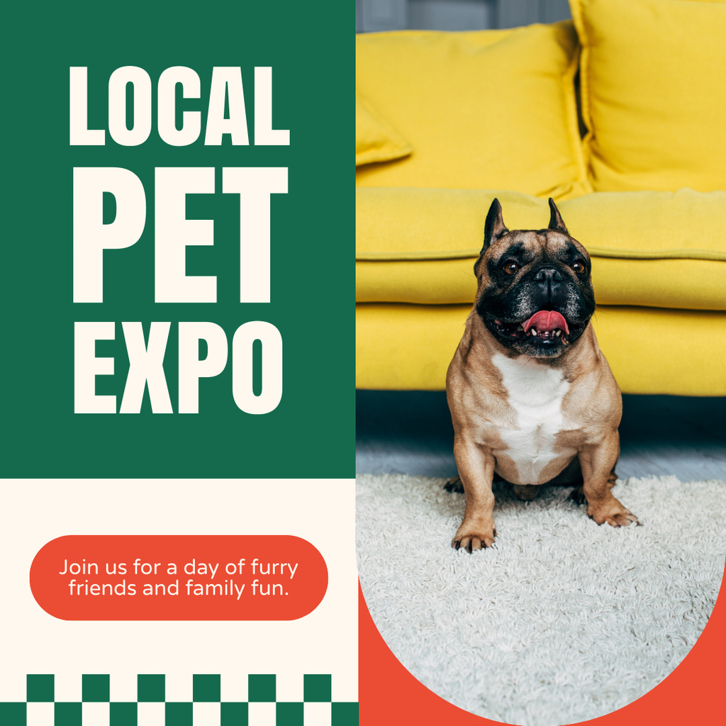 Local Pet Expo Instagram AD – шаблон для дизайна