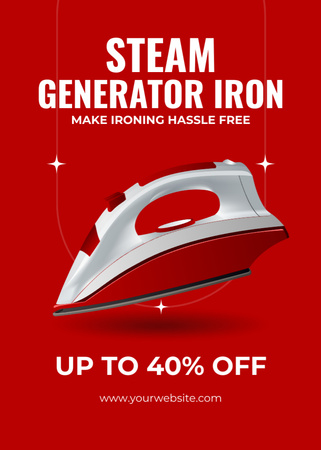 Steam Generator Iron Offer Red Flayer Design Template