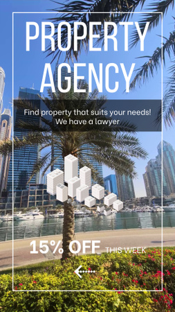 Professional Property Agency Service With Discount TikTok Video Design Template