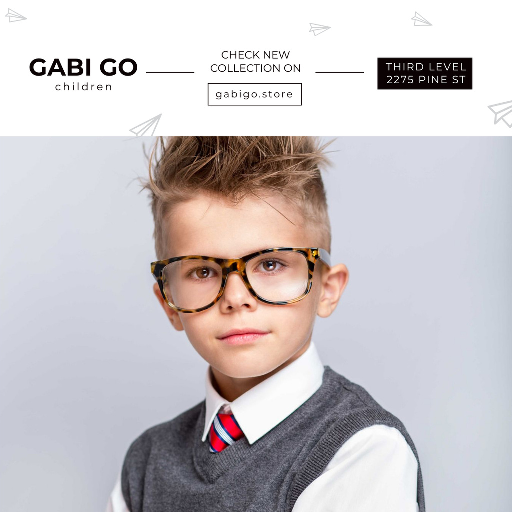 Children Clothing Store Instagram Modelo de Design