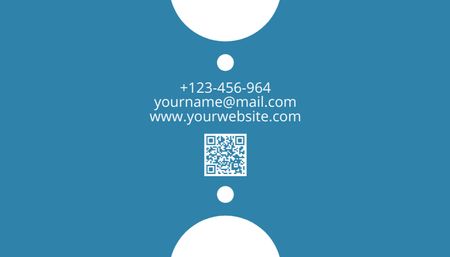 Designvorlage Hausrenovierung Blau für Business Card US