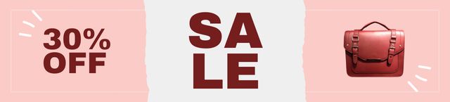 Sale of Stylish Vintage Bag Ebay Store Billboard Design Template