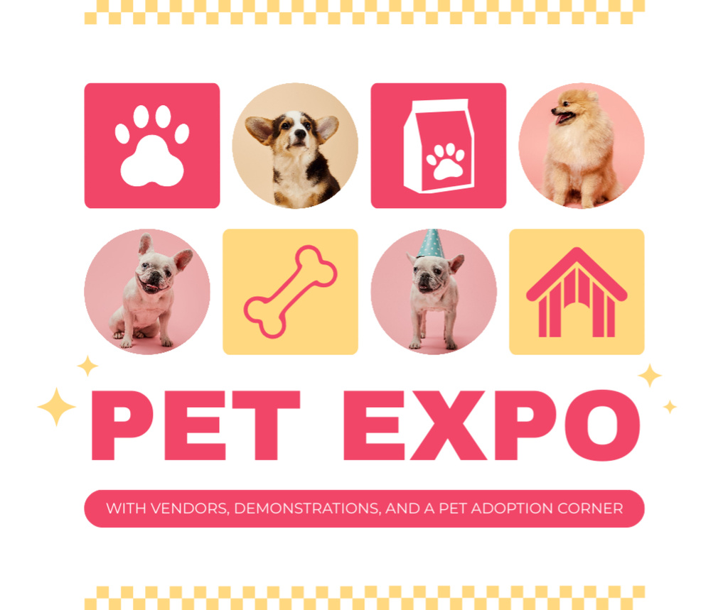 Modèle de visuel Purebred Dogs Expo Event - Facebook