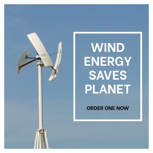 Szablon projektu Alternative Green Energy Promotion Animated Post