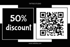 Artistic Tattoo With Discount In Studio Promotion