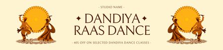Template di design Offerta Sconto sui Corsi di Danza Etnica Ebay Store Billboard