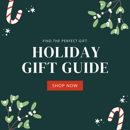 Holiday Guide Gift Buying Offer Instagram Design Template