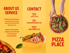 Appetizing Pizza Offer on Yellow