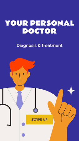 Diagnostics and Treatment Services Instagram Story Design Template