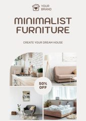 Furniture for Minimalist Neutral Interiors