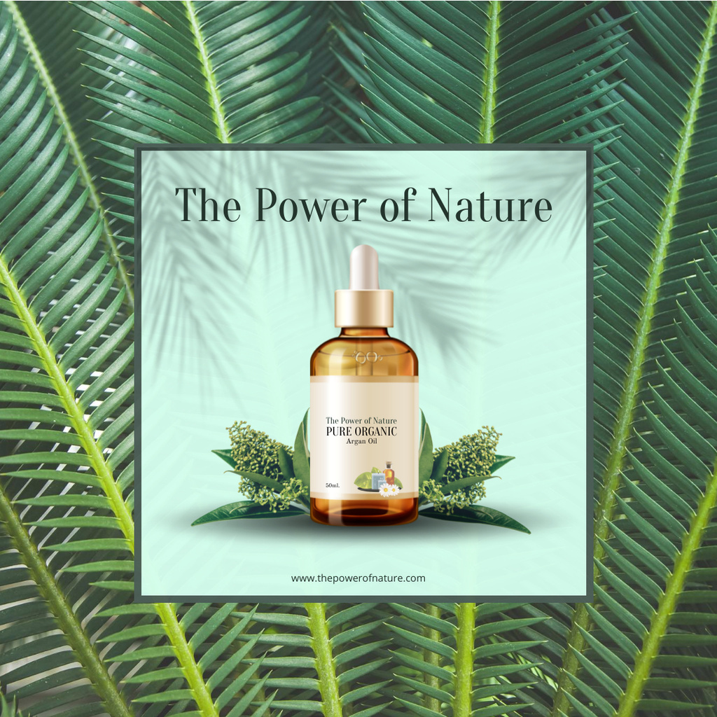 The Power of Nature Instagram Design Template