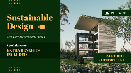 Eco Architectural Design With Benefits Offer Full HD video Design Template