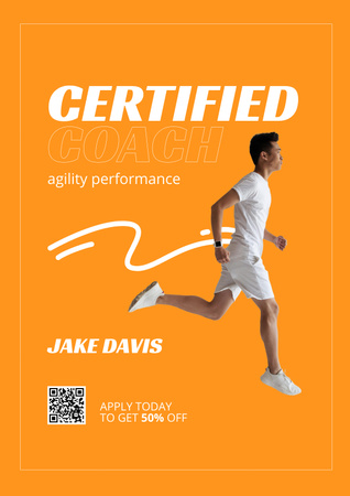 Certified Trainer Services Poster Design Template