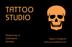 Tattoo Studio Services Offer WIth Skull
