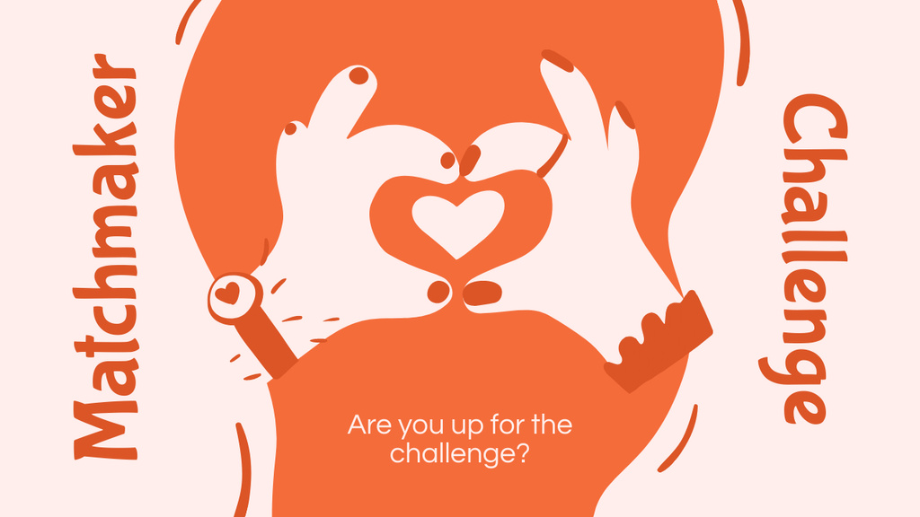 Plantilla de diseño de Matchmaking Challenge Offer Youtube Thumbnail 