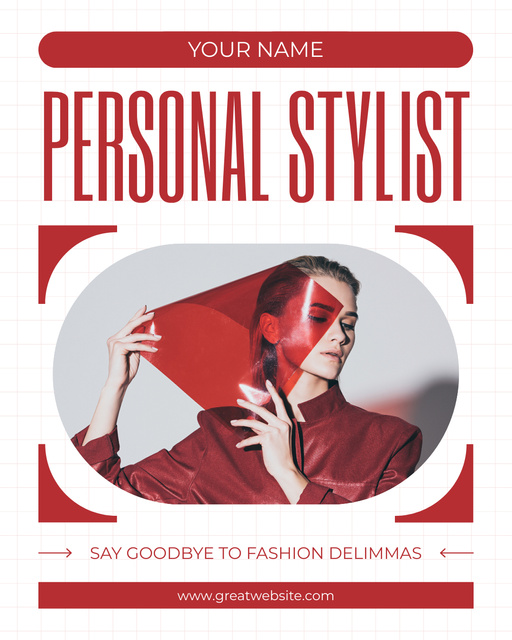 Personal Stylist for Women Instagram Post Vertical Design Template