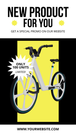 Platilla de diseño New Bicycle Model Already in Stock Instagram Story