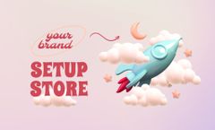 Online Store Advertising with Space Rocket