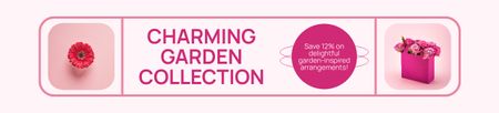 Plantilla de diseño de Colección de jardín con encanto con gran descuento Ebay Store Billboard 