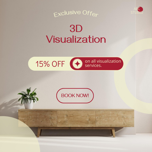 Exclusive Offer of Architectural Services with Discount Instagram – шаблон для дизайну