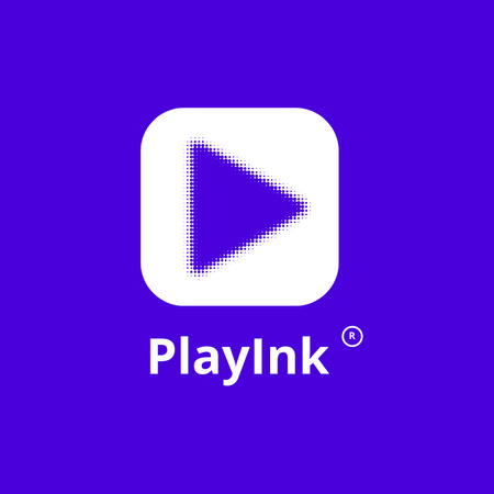 Ontwerpsjabloon van Logo van spelen knop embleem