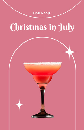 Enchanting Participation in the July Christmas Festivities Flyer 5.5x8.5in Design Template