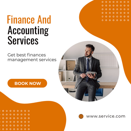 Finance and Accounting Services Offer Instagram Design Template