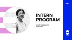 Internship Program promotion