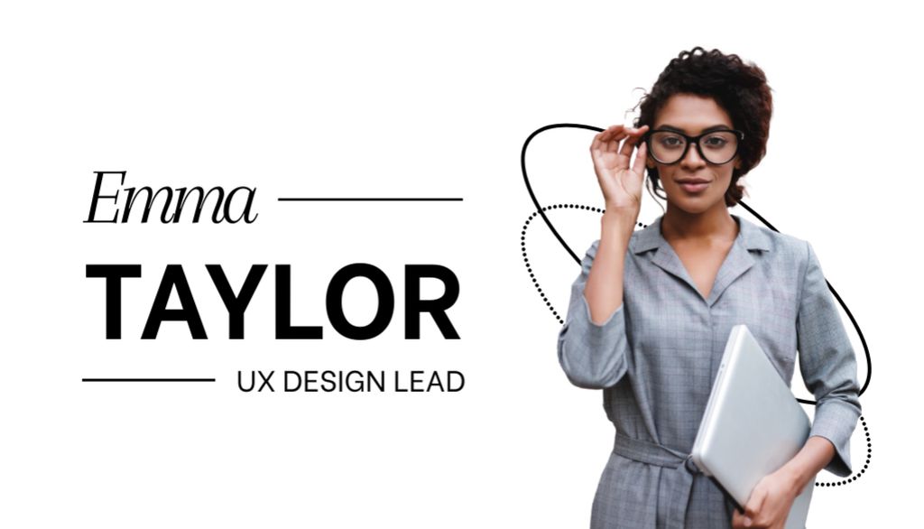 Designvorlage Service Offer Lead Designer für Business Card US
