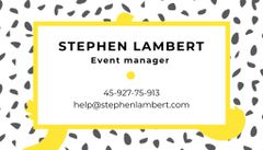 Event Manager Services Offer with Plain Pattern