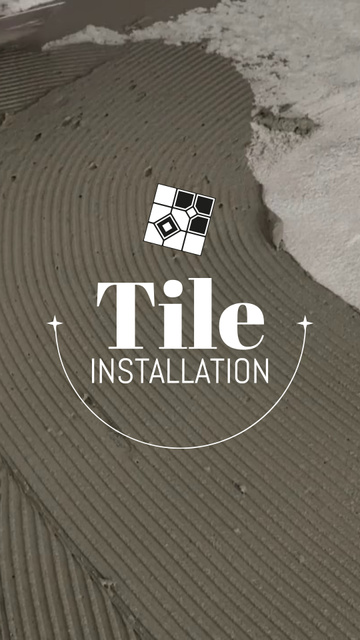 Template di design Durable Tile Installation Service Offer TikTok Video